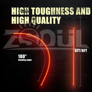 4/5/6 ayak LED hızlı yayın dağı ile kırbaç LED anten işık esnek tüp için <span class=keywords><strong>Polaris</strong></span> RZR UTV ATV - Product Image 5