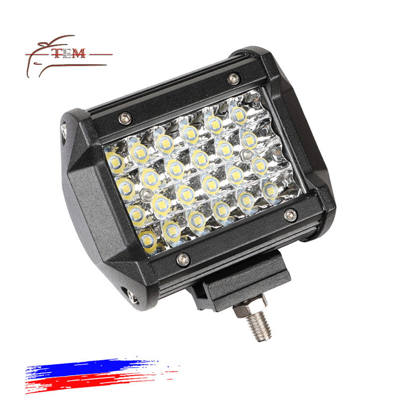 72 Вт светодио дный светодиодный рабочий свет для всех автомобилей Белый Желтый свет цвет 24SMD светодио дный