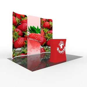 תצוגת מסחר אלומיניום לשימוש חוזר 10x10ft תצוגה ניידת סטנד תצוגה ניידת עבור פרסום צבע פרסום הדפסה סובלימציה - Product Image 3