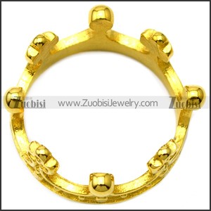 Nuovo anello della corona della regina delle signore della moda in acciaio inossidabile anello della corona del re - Product Image 3