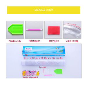 COOLEVE Vente en gros <span class=keywords><strong>Peinture</strong></span> diamantée acrylique 5D de forme spéciale, personnalisable, DIY, nouvelle décoration artistique classique/postmoderne 60*60cm - Product Image 4