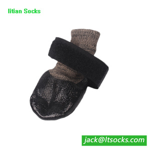 Custom Made Anti-bacterial <span class=keywords><strong>Pet</strong></span> dog design outdoor shoes socks - Product Image 3