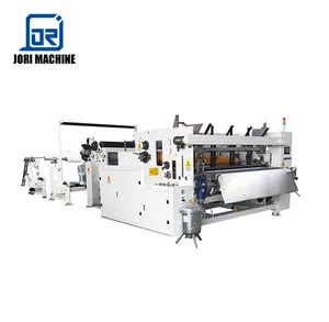 Equipo de procesamiento de rollo de papel higiénico, maquinaria de fabricación de rollos de papel higiénico, producto de máquina rebobinadora