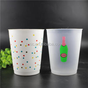 16oz Plastik-Mahjong-Partybecher Frost Flex Cup SilkLetter - Product Image 4