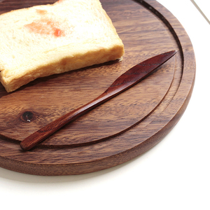 클래식 도매 수제 주방 식기 밤나무 나무 잼 버터 스프레더 - Product Image 4