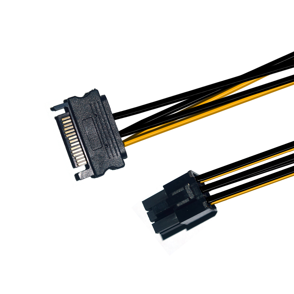 Высокая скорость HDD 15 pin sata serial ata мужчин и мужчин мощность Кабель STA кабель