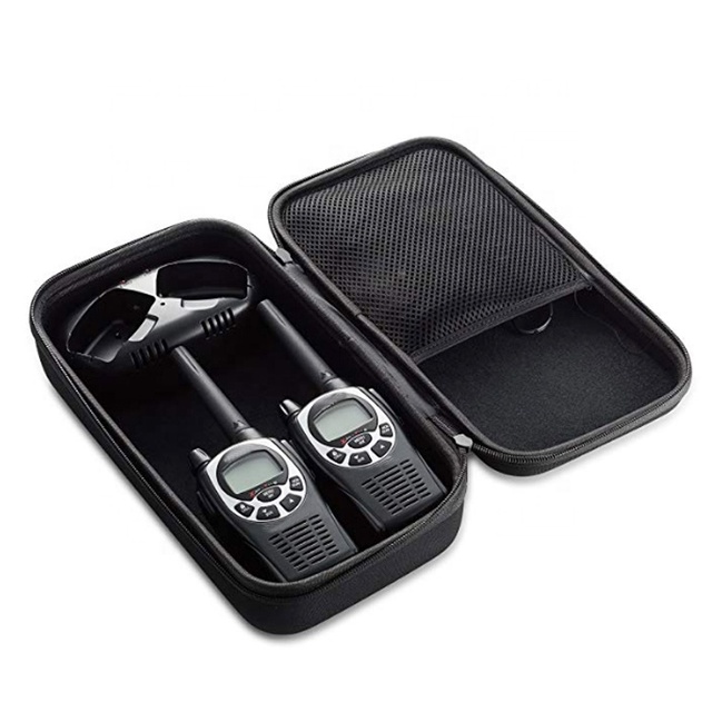 Uniquely Designed Customized Black Waterproof Hard EVA Case for Midland GXT1000VP4 Two-Way Radio Interphone Walkie Talkie