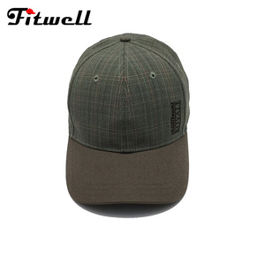 6 panel sombrero <span class=keywords><strong>a</strong></span> cuadros de moda deportes gorra de béisbol con <span class=keywords><strong>el</strong></span> logotipo de diseño personalizado - Product Image 6