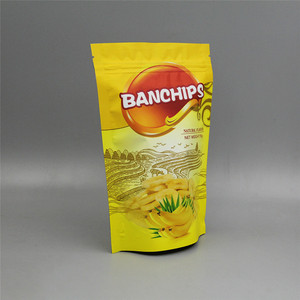 Personnalisé 250g 500g emballage Alimentaire Stratifié banane D'emballage De Pommes de terre en plastique Debout gravure impression Sac d'emballage de Poche - Product Image 3