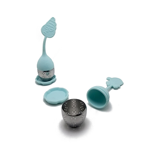 Qualité alimentaire De Noël Père Noël En Acier Inoxydable Infuseur à Thé En Silicone - Product Image 3