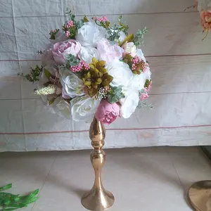 SPR Bunga Meja Hiasan Tengah Meja, Bunga Buatan Dekorasi 35Cm untuk Latar Belakang Acara