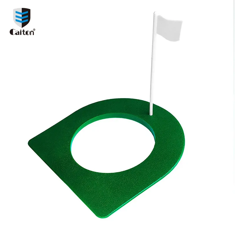 Завод прямой Пластиковые правила Гольф чаша для толкания мяча отверстие клюшки практика тренер флаг для гольфа