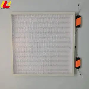 2019 Indoor Decorative Metal Grille Ceiling Replacement 6000-6500K No Flicker 595X595mm 120W 96W 48W 36W Led Lens Panel Light