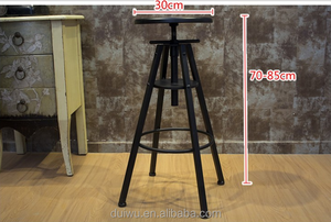 Chine fournisseur d'or vintage style industriel <span class=keywords><strong>forgé</strong></span> de <span class=keywords><strong>fer</strong></span> en métal <span class=keywords><strong>tabouret</strong></span> de bar bases - Product Image 6