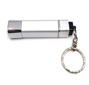 Nhôm khuyến mại 0.5Watt <span class=keywords><strong>LED</strong></span> ánh sáng <span class=keywords><strong>Keyring</strong></span> đèn pin mini vuông nhỏ Keychain Torch ánh sáng - Product Image 3