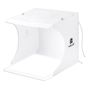 PULUZ 20*20 cm Mini Pieghevole <span class=keywords><strong>Fotografia</strong></span> In Studio 20 centimetri led shooting tenda box con 6 colori fondali - Product Image 1