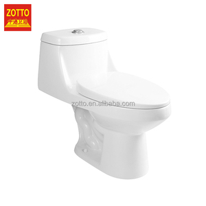 Popular Venta caliente cuadrada s-trampa ware sifón de agua de inodoro armario una pieza sanitarias en precio barato - Product Image 1