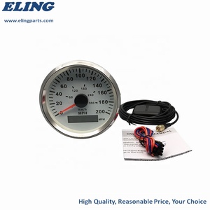 85mm velocímetro GPS 200MPH 300 <span class=keywords><strong>km</strong></span>/h de la motocicleta del coche de la barco - Product Image 2