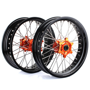 <span class=keywords><strong>3</strong></span>.5 "X 17" 5.0 "X17 <span class=keywords><strong>MOTO</strong></span> Roue à Rayons Pour <span class=keywords><strong>KTM</strong></span> Supermoto - Product Image 5