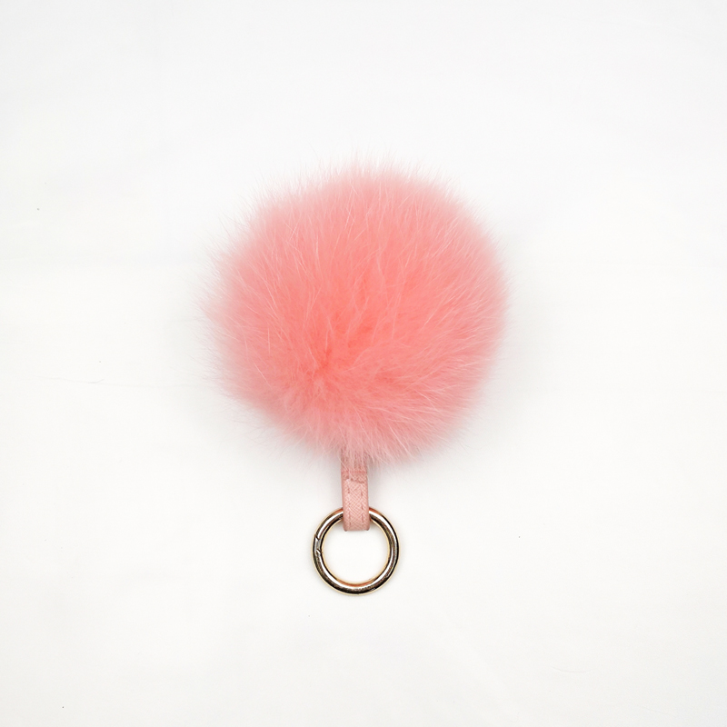 Помпон из искусственного лисьего меха/помпоны для ключей из меха норки/помпоны для волос