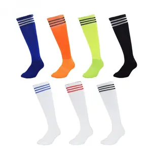 Offre Spéciale Haute Qualité Danse Cheerleading Uniforme Sportive Pur Rayé Chaussettes De Football