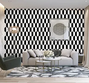 الحديثة 3D تصميم غرفة المعيشة مطعم ورق حائط للزينة