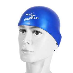Logotipo personalizado de silicona <span class=keywords><strong>Nude</strong></span> personalizado gorra de natación para los jóvenes - Product Image 4