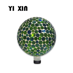 Bola Solar Decorativa de Cristal Mosaico para Jardín, Patio, Césped, Decoración Navideña - Product Image 5