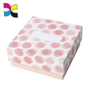 Coloré impression rose couleur en carton personnalisé taille belle gify boîte avec d'autres morceaux de papier - Product Image 4