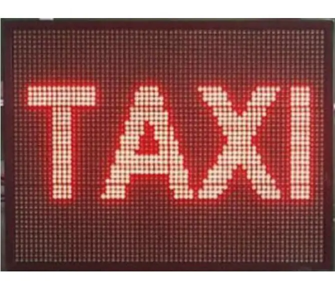 في الهواء الطلق LED تاكسي تسجيل للبيع تكسي القادمة علامة