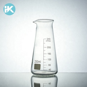 Huke équipement de laboratoire personnalisé en verre de quartz résistant à la chaleur 250 ml bécher - Product Image 1