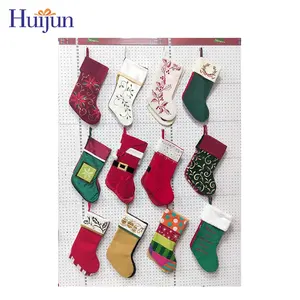 Christmas Crafts Christmas stockings for embroidery Random Wholesale Home Decoration Xmas socks for hanging decor