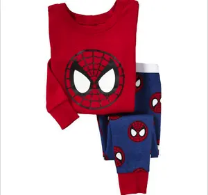 स्पाइडरमैन कपड़े लड़कों Pijamas बच्चों सेट बच्चों के पाजामा कपड़े सेट बच्चों पजामा 2-7 साल कार्टून पाजामा Enfant नाइटवियर