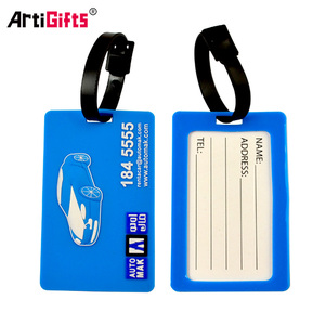 Tag Bagasi Karet Perjalanan Polos Sublimasi Grosir Artigives Cina Tanda Bagasi Logo Khusus Massal Tag Bagasi Pvc Lembut - Product Image 4