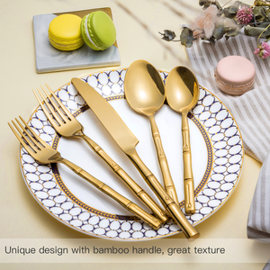 Vendita calda set di <span class=keywords><strong>posate</strong></span> in acciaio inox oro manico forchetta cucchiaio cucchiaio e oro cerchio piatto in ceramica per il matrimonio - Product Image 3