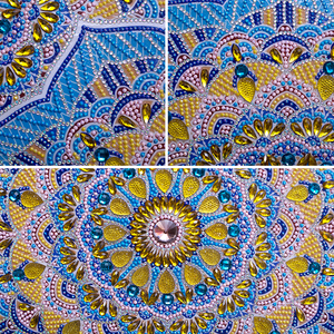 Decorazione Della casa Della Parete Pittura Senza Cornice 47*47 centimetri FAI DA TE 5D Still Life Speciale A Forma di Diamante della Pittura di Arte - Product Image 3