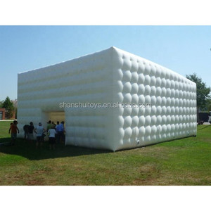 Tente géante étanche à l'air 20m <span class=keywords><strong>x</strong></span> 10m, éclairage LED, tente gonflable scellée à Air Cube pour fête - Product Image 1
