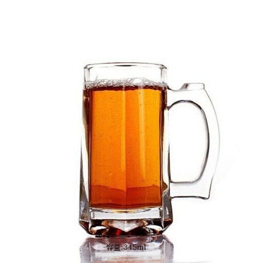 Food Grade Promotional Glass Beer Mug With Customized Logo Glass Mug
