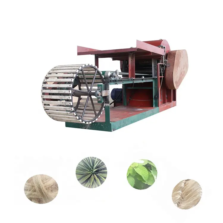 Máquina de extração de fibra de abacaxi automática