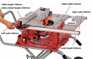255mm Scie Circulaire <span class=keywords><strong>À</strong></span> <span class=keywords><strong>Table</strong></span> et Scie circulaire et 10 pouce <span class=keywords><strong>Table</strong></span> de Travail Du Bois A Vu - Product Image 3