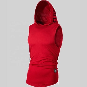 Gilet sans manches d'été Slim Fitness Gym pour hommes Sweat à capuche imprimé numérique et débardeur pour l'entraînement - Product Image 3