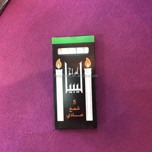 Libya Market sell cheap wax 40g 38g 39g pillar white candles - Product Image 2
