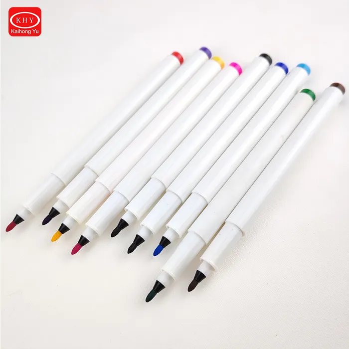 Bright Color Non-toxic Fine Tip Water based Wet Erase Marker on Glass Window