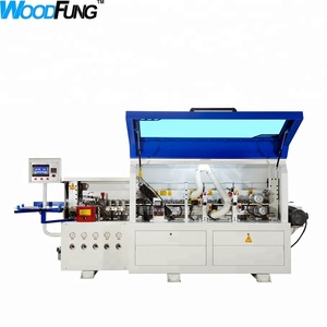 WF360A con encolado final de corte bien poda recorte de desguace y pulido automática completa máquina de bandas de borde - Product Image 1