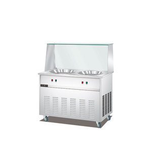 Uso comercial de hielo crema rollos máquina de freír rollos máquina de helados de Pan frito máquina de helados rollos - Product Image 6
