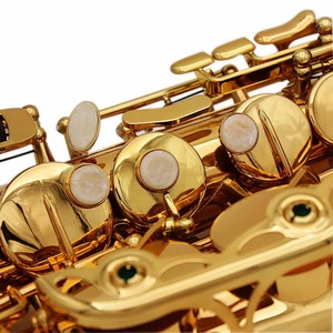 Haut <span class=keywords><strong>de</strong></span> gamme saxophone Ténor vent plat E saxophone <span class=keywords><strong>Tenor</strong></span> doré coquille blanche clés avec étui - Product Image 5