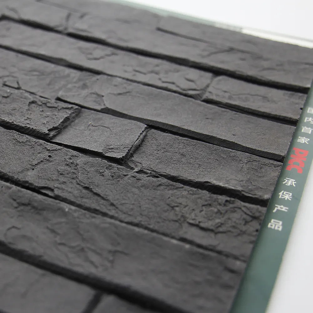 Self Adhesive Black Natural Imitate Engineered Stone Ceramic Tile