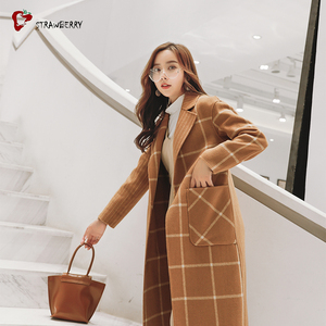 <span class=keywords><strong>De</strong></span> alta calidad <span class=keywords><strong>de</strong></span> invierno cálido lana <span class=keywords><strong>abrigo</strong></span> <span class=keywords><strong>de</strong></span> Cachemira tela a <span class=keywords><strong>cuadros</strong></span> <span class=keywords><strong>abrigo</strong></span> <span class=keywords><strong>de</strong></span> lana las mujeres coreanas <span class=keywords><strong>abrigo</strong></span> - Product Image 3