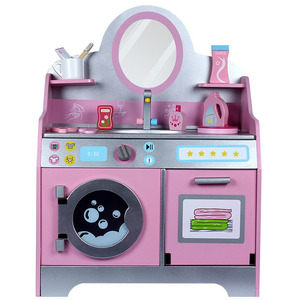 Nuevo juguete de madera de interacción padre-hijo baño vajilla, casa de juego de simulación de juguete para los niños - Product Image 2