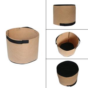 100 galones serie Premium Thichkened no tejida de aireación de ollas bolsas de crecimiento árboles flores w/manijas - Product Image 4